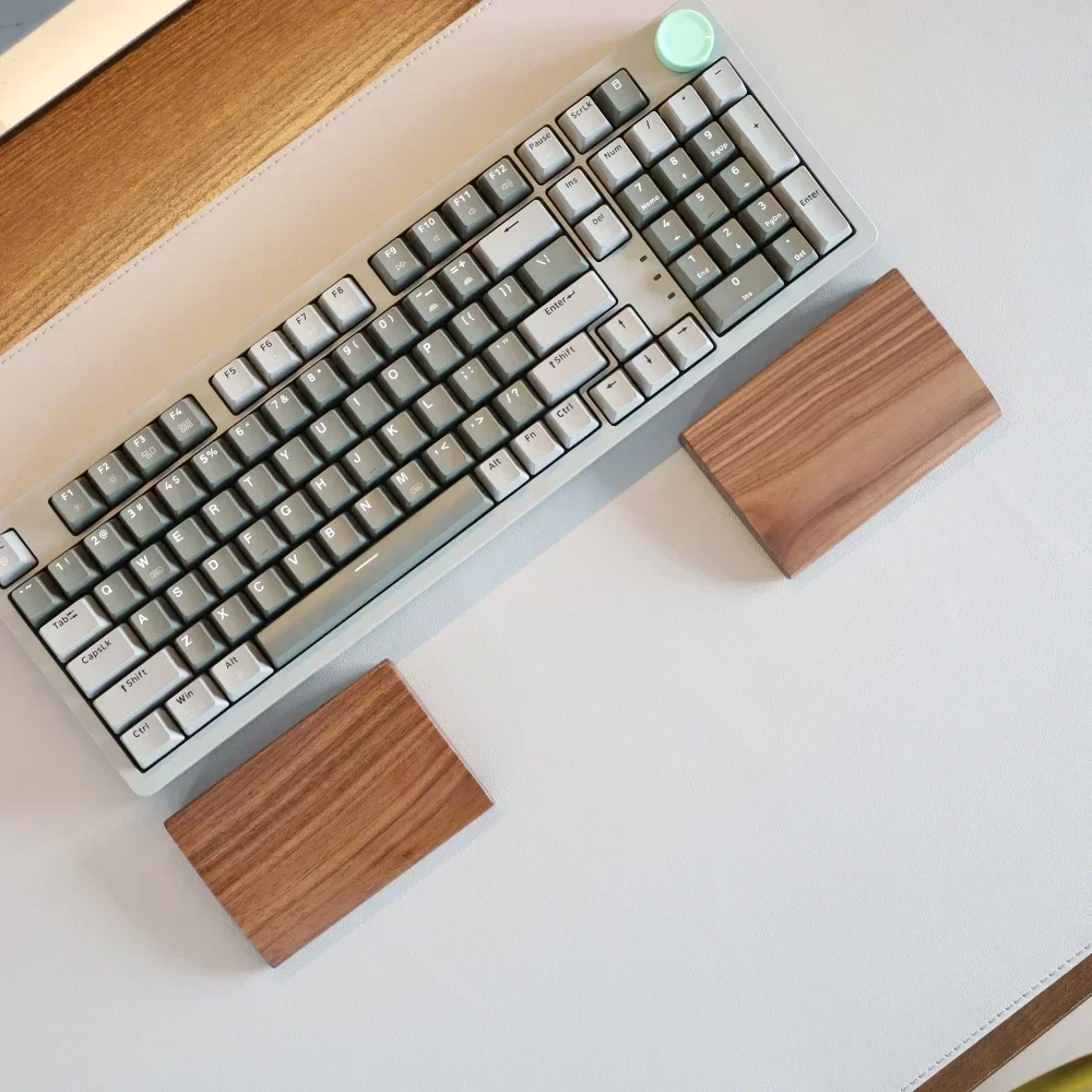Wrist Rest Wood - Repose-poignet en bois de noyer personnalisé,