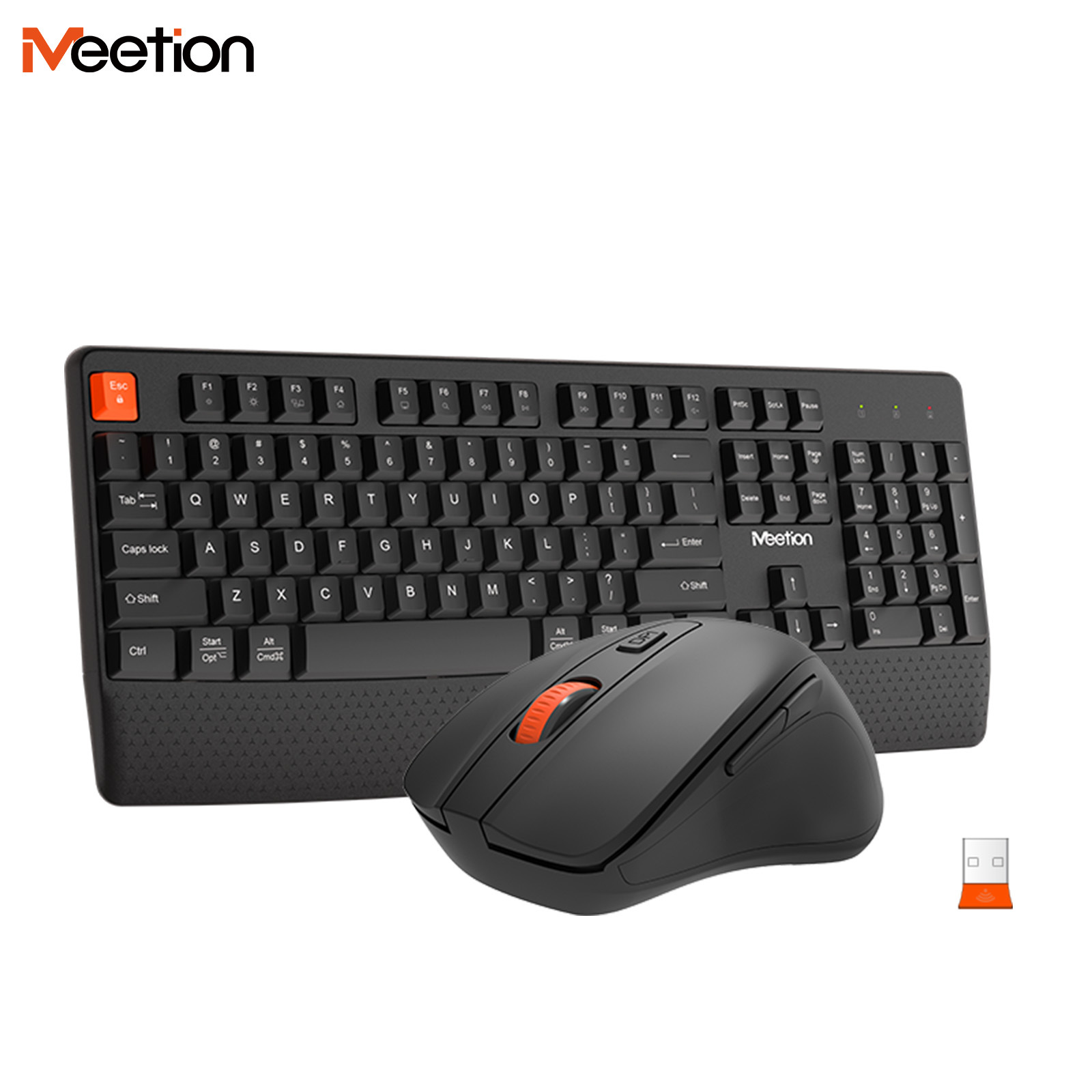 Gaming Keyboard No Noise - Ensemble clavier et souris sans fil