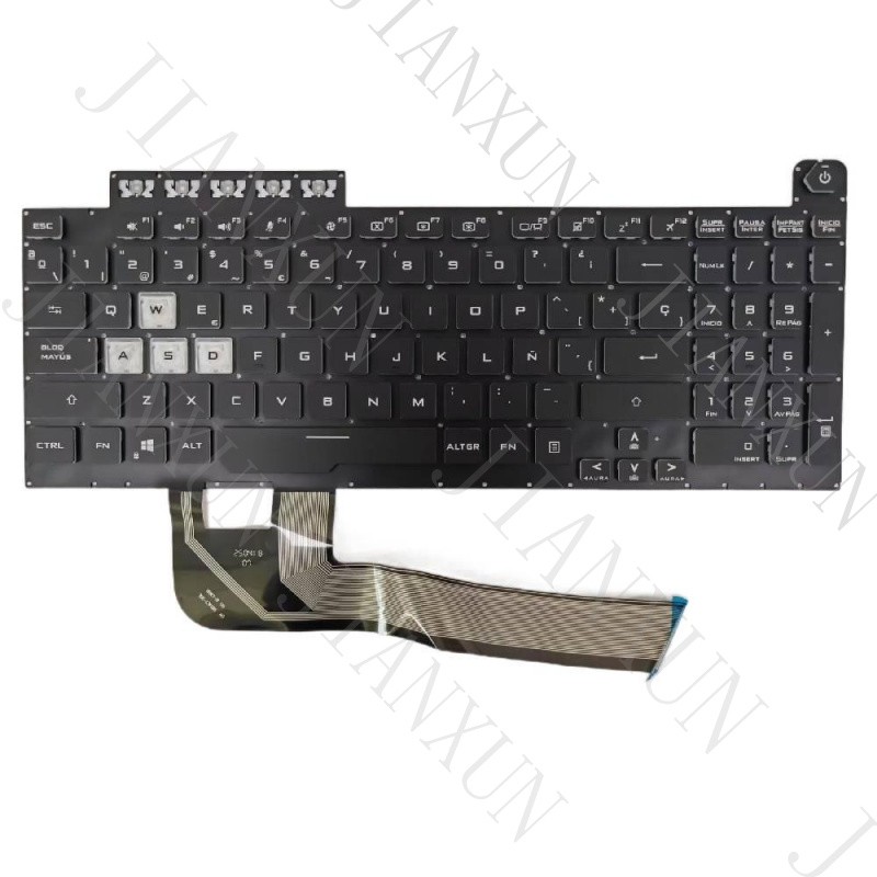 Gaming Keyboard Backlit - Clavier rétroéclairé espagnol A+ pour Asus