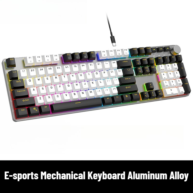 Gaming Keyboard No Noise - Clavier mécanique pour e-sport en alliage