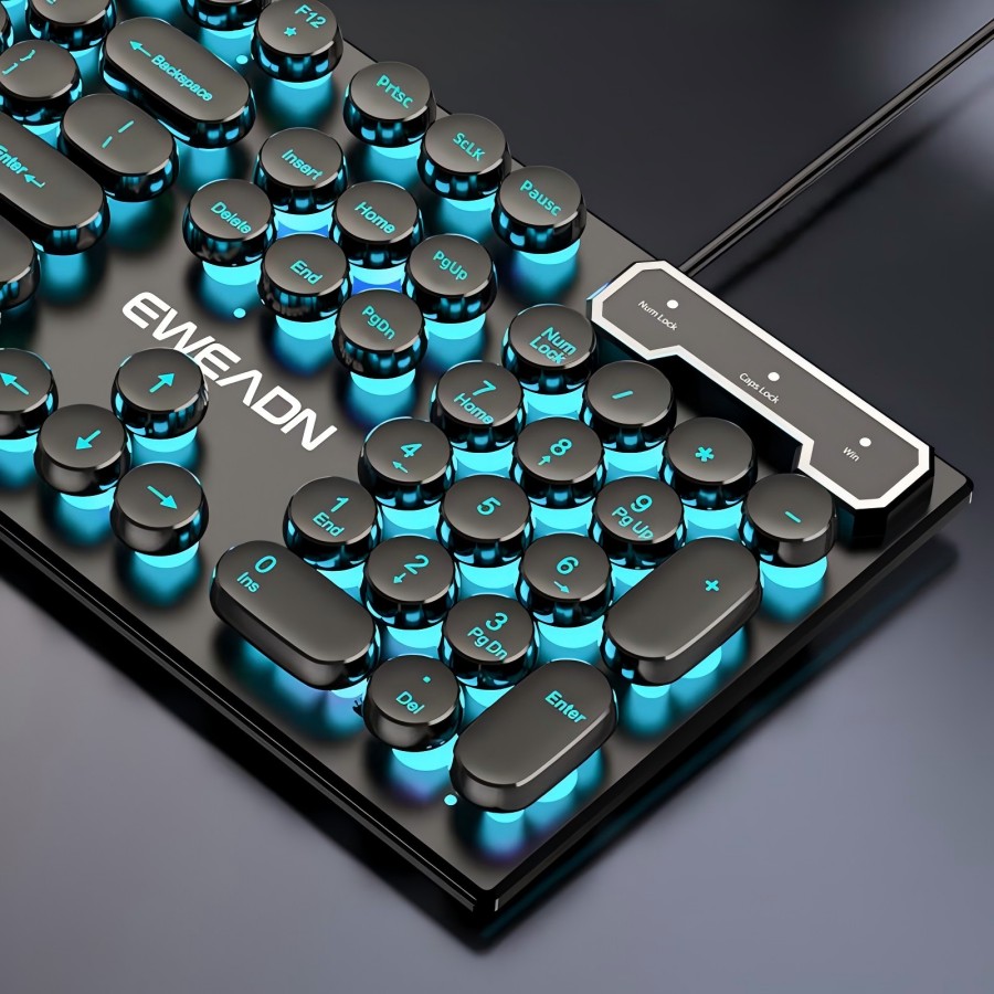 Gaming Keyboard Typewriter - Clavier de jeu pour machine à