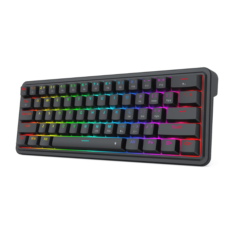Gaming Keyboard No Noise - Redragon K722 60% joint filaire rvb