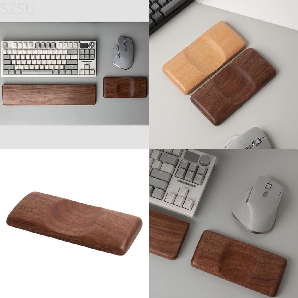 Wrist Rest Wood - SZSU Repose-poignet souris en bois avec