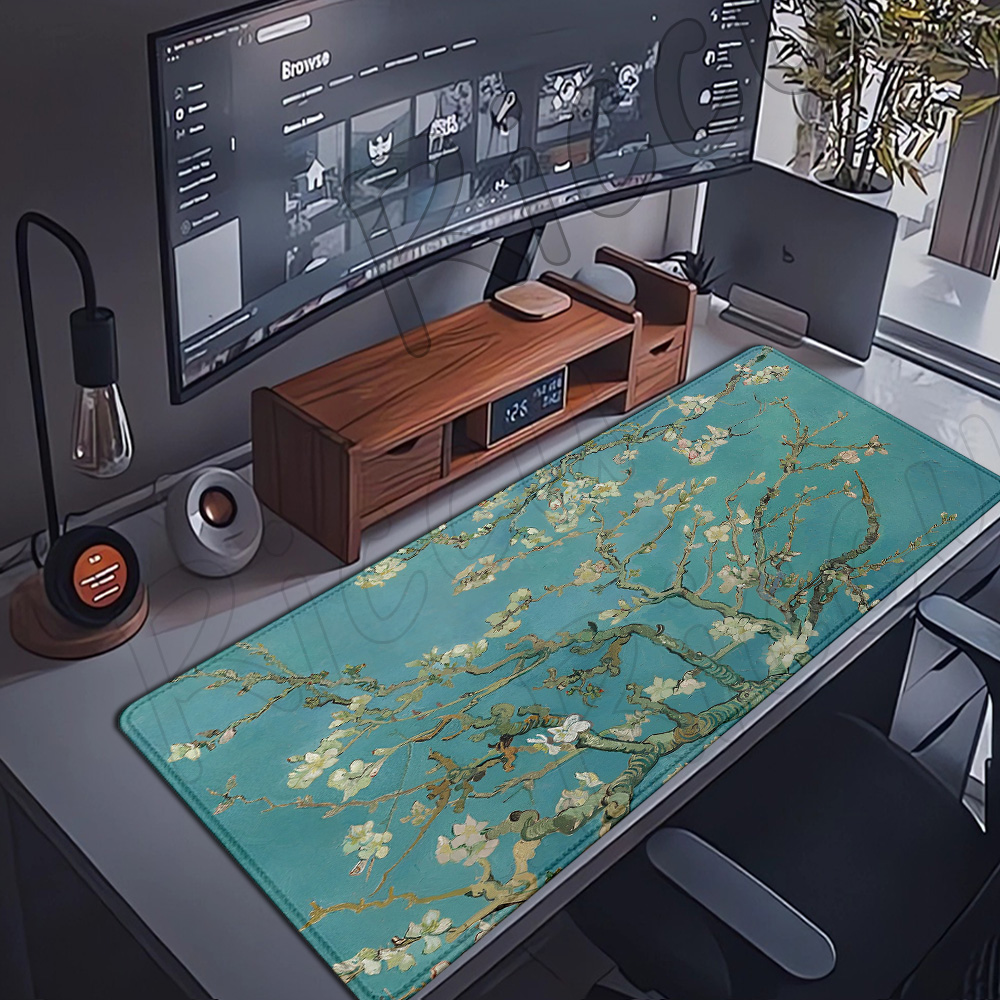 Gaming Keyboard En Mouse - Tapis de souris Vintage peinture à