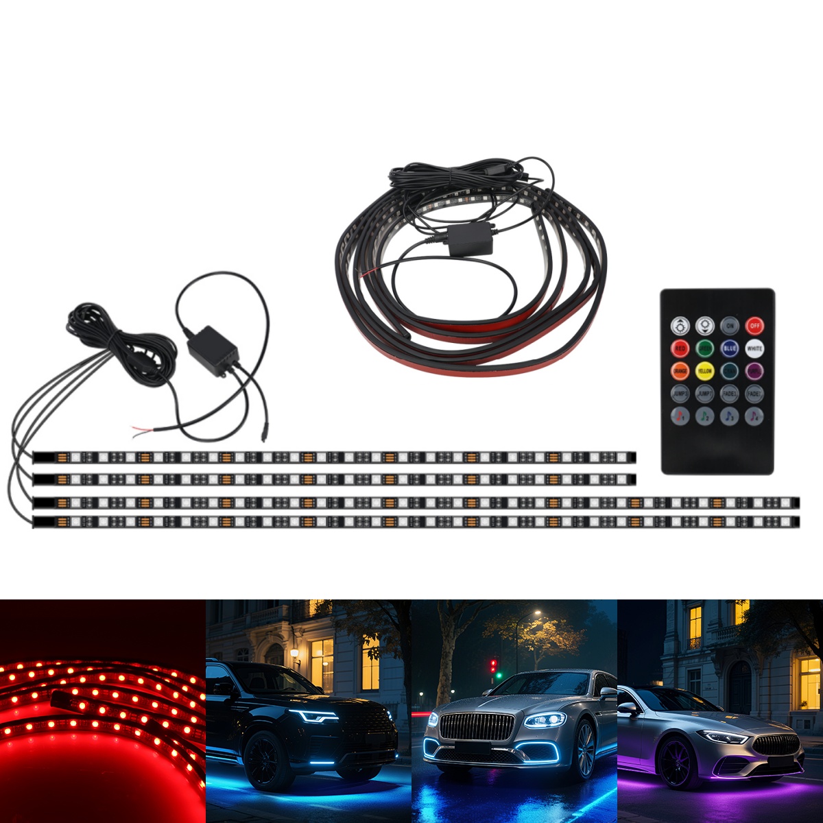 Rgb Underglow Strip - Barre lumineuse RGB pour châssis de
