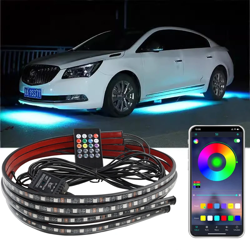 Rgb Underglow Strip - Barre lumineuse LED Flexible RGB pour
