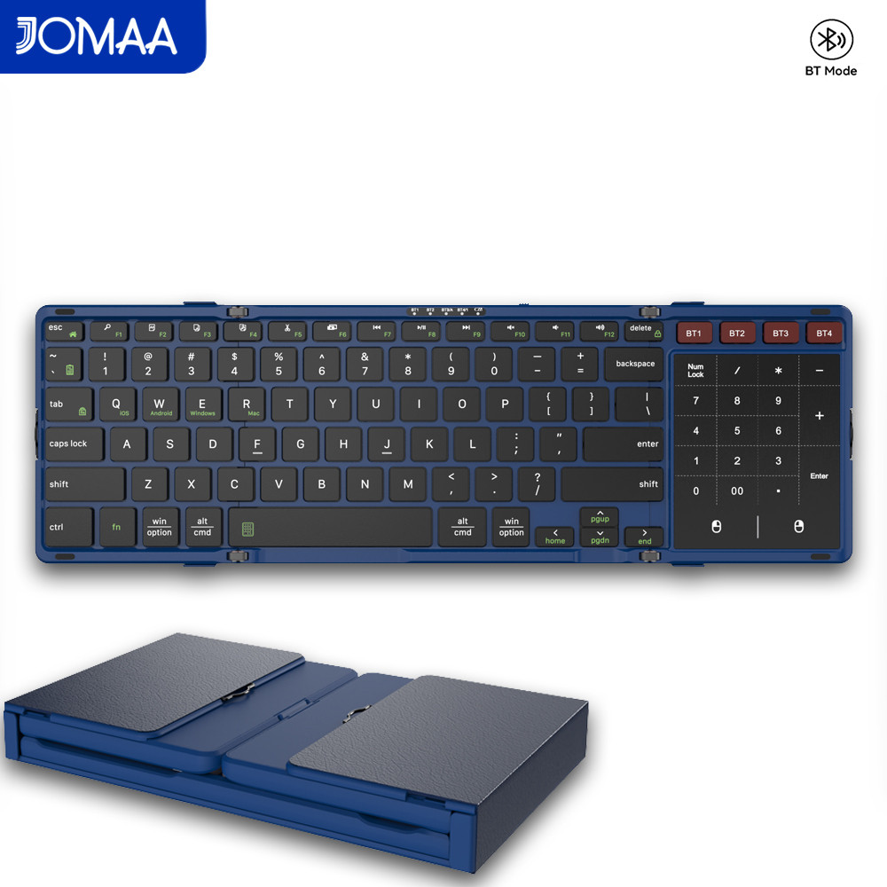 Gaming Keyboard No Number Pad - Clavier Bluetooth pliable JOMAA avec pavé