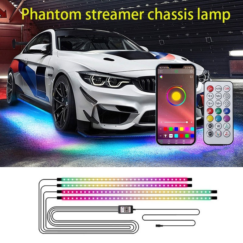 Rgb Underglow Strip - Bande lumineuse LED 4 en 1