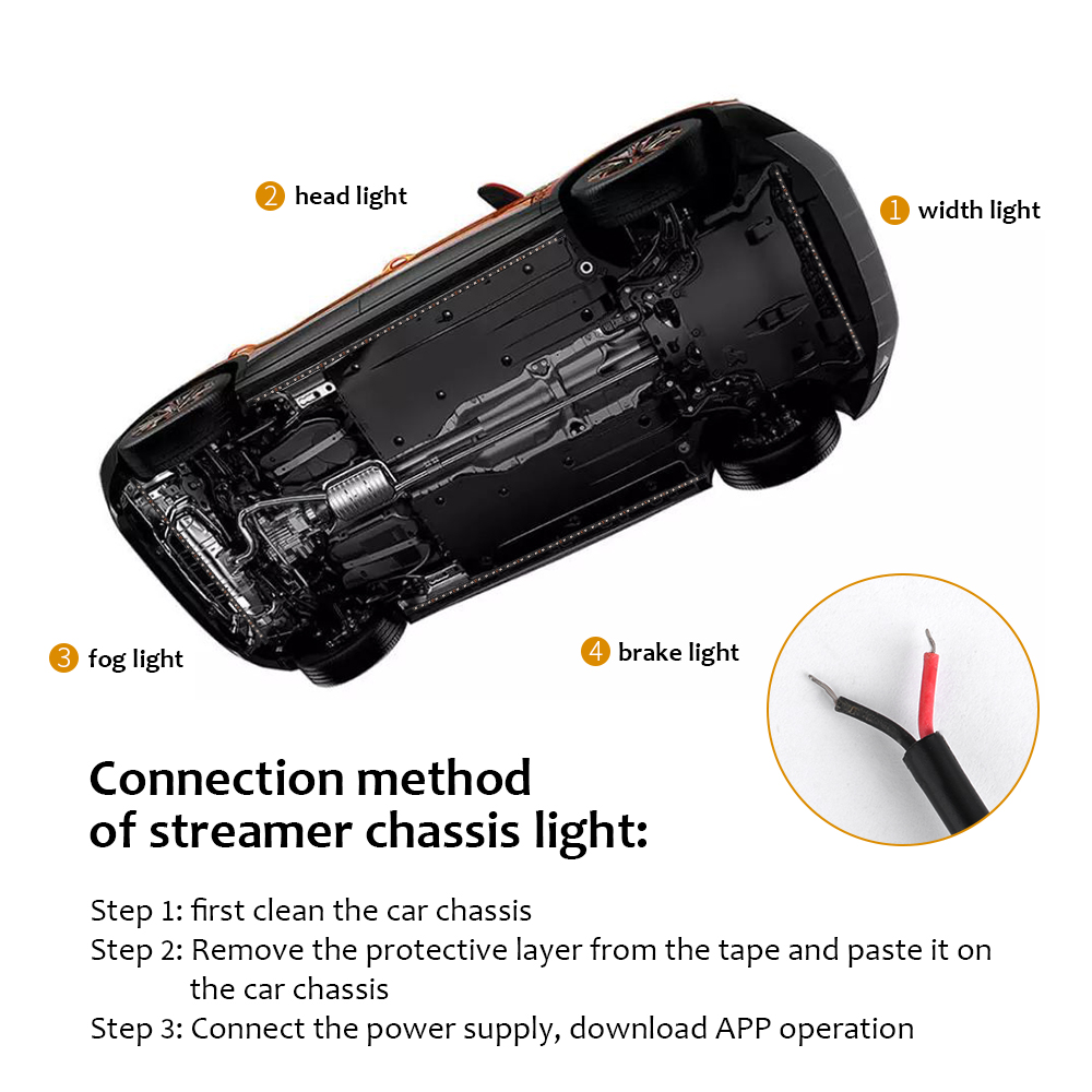 Lumière astronomique néon LED  - Rgb Underglow Strip avis et prix