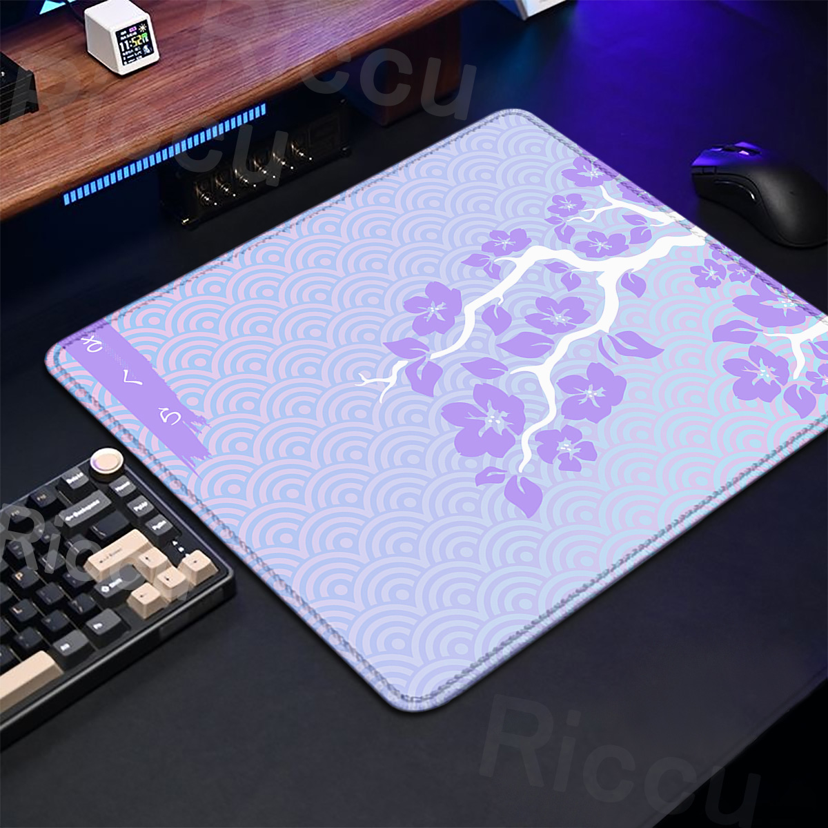 Tapis de Table violet Sakura p - Gaming Keyboard Brand avis et prix