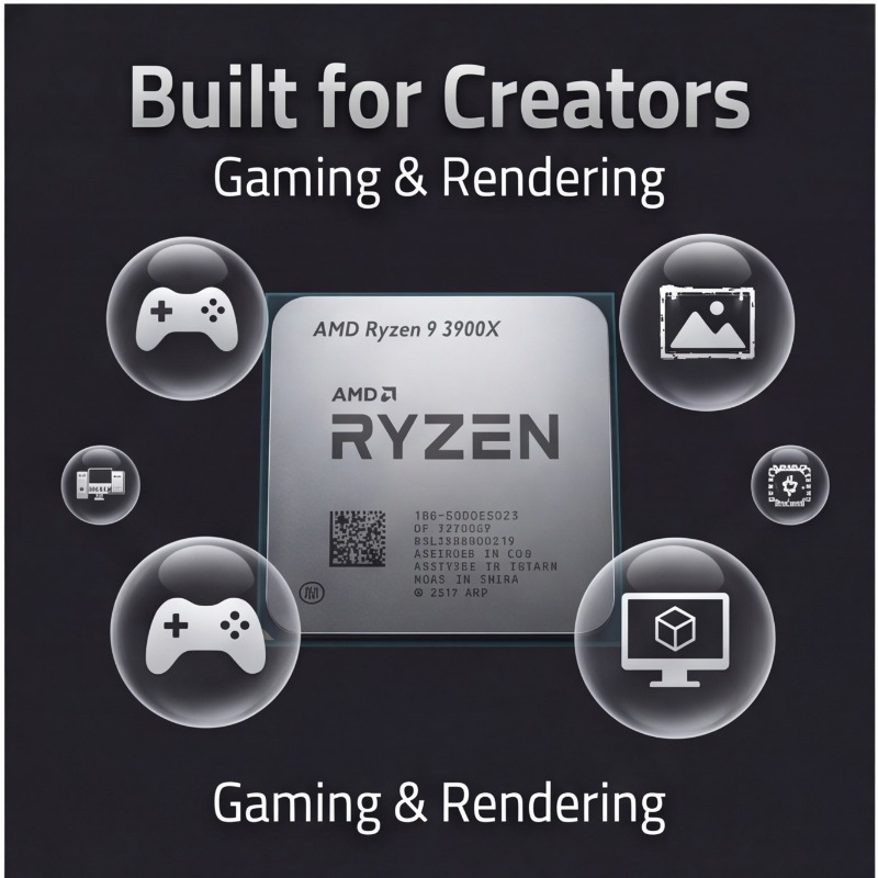 Processeur informatique AMD Ry - Amd Cpu Ryzen 9 avis et prix