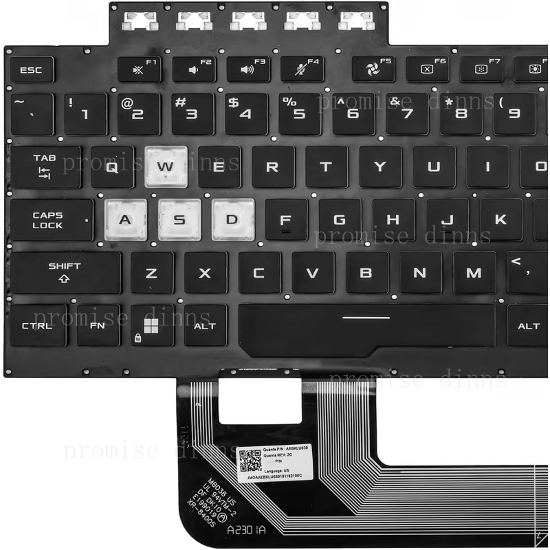 Clavier US pour Asus TUF Gamin - Gaming Keyboard Backlit avis et prix