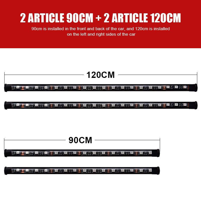 Bande lumineuse LED sous la vo - Rgb Underglow Strip avis et prix