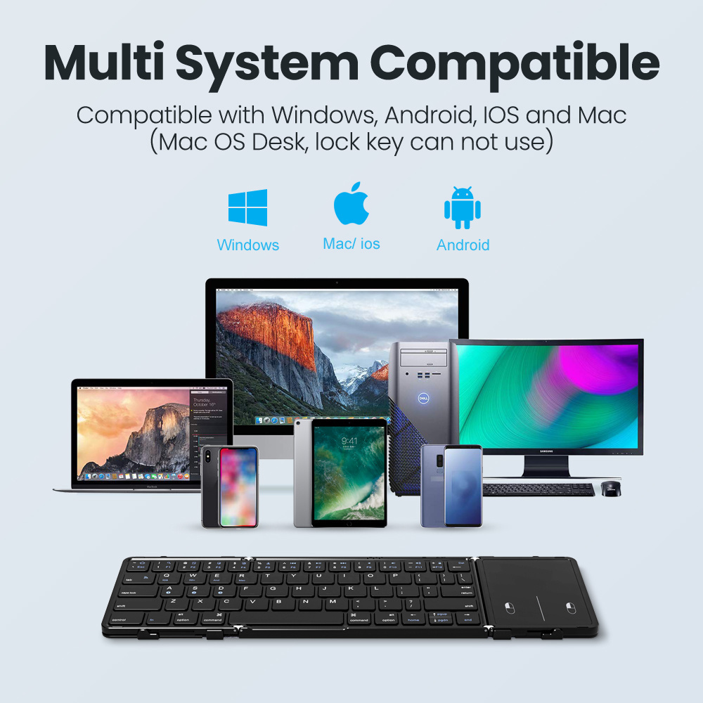 BOW – clavier pliable sans fil - Gaming Keyboard No Number Pad avis et prix