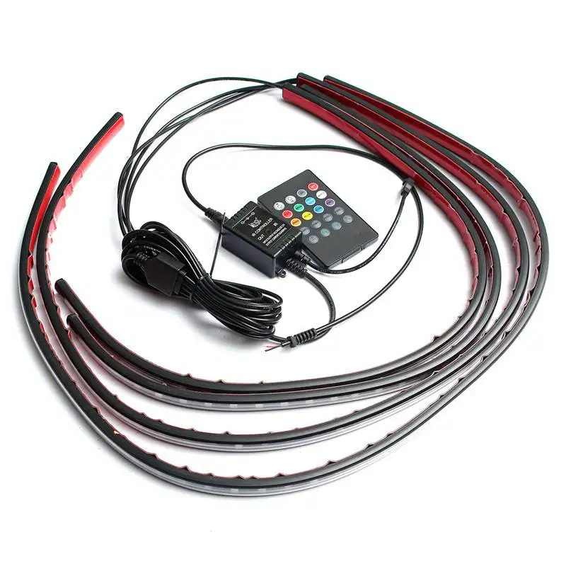 4x bande LED Flexible RGB 5050 - Rgb Underglow Strip avis et prix