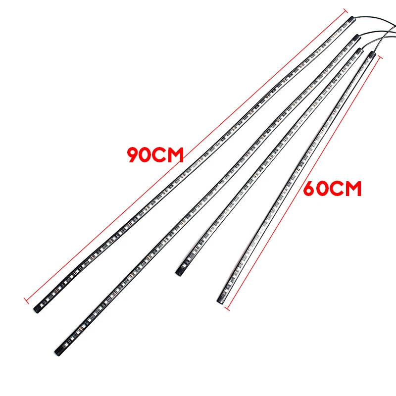 4x bande LED Flexible RGB 5050 - Rgb Underglow Strip avis et prix