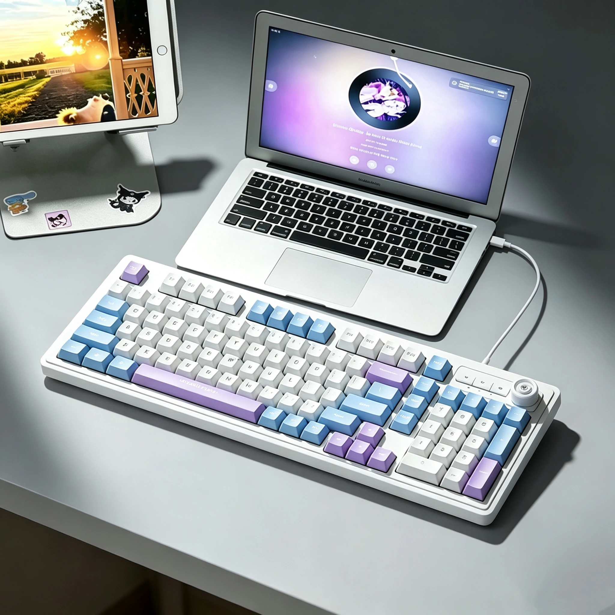Clavier filaire 98 touches ave - Gaming Keyboard No Noise avis et prix