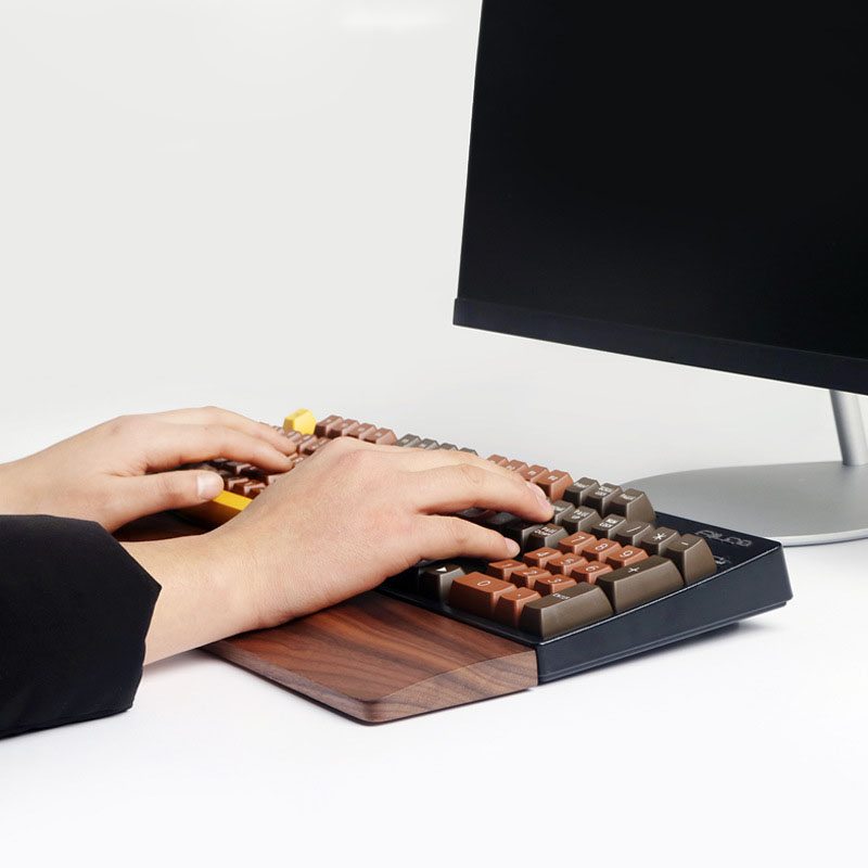Repose-poignet en bois de chên - Gaming Keyboard Number Pad avis et prix