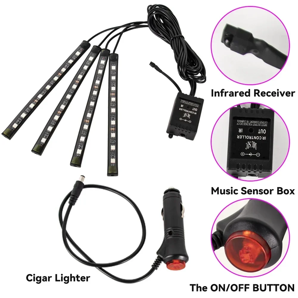 Néon LED RGB voiture sous-écla - Rgb Underglow Strip avis et prix