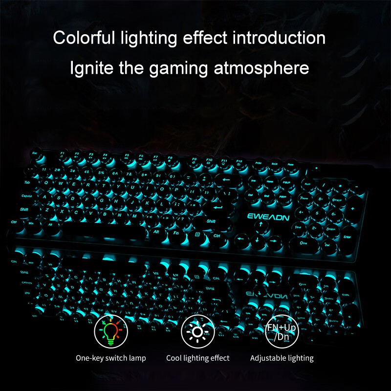 Clavier de jeu pour machine à  - Gaming Keyboard Typewriter avis et prix