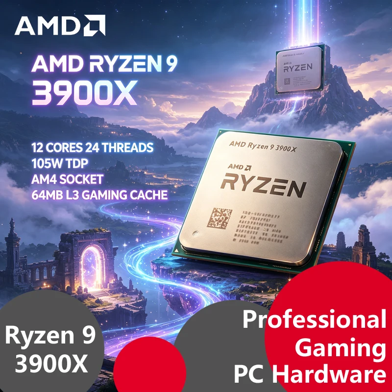 Processeur AMD Ryzen 9 3900X T - Amd Cpu Ryzen 9 avis et prix
