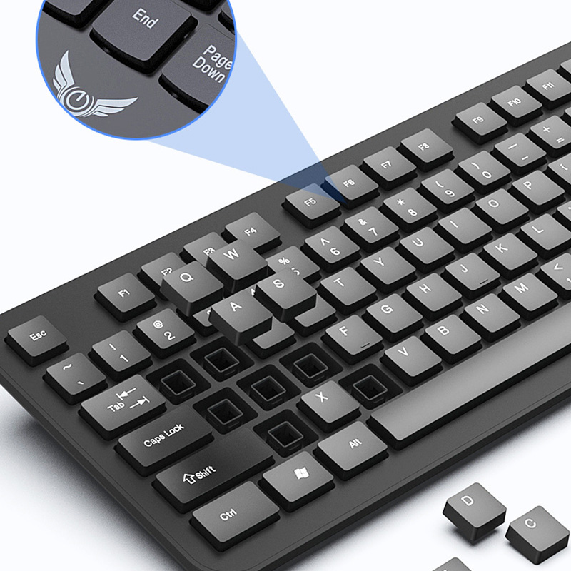 Ensemble clavier et souris san - Gaming Keyboard Mechanical Wireless avis et prix