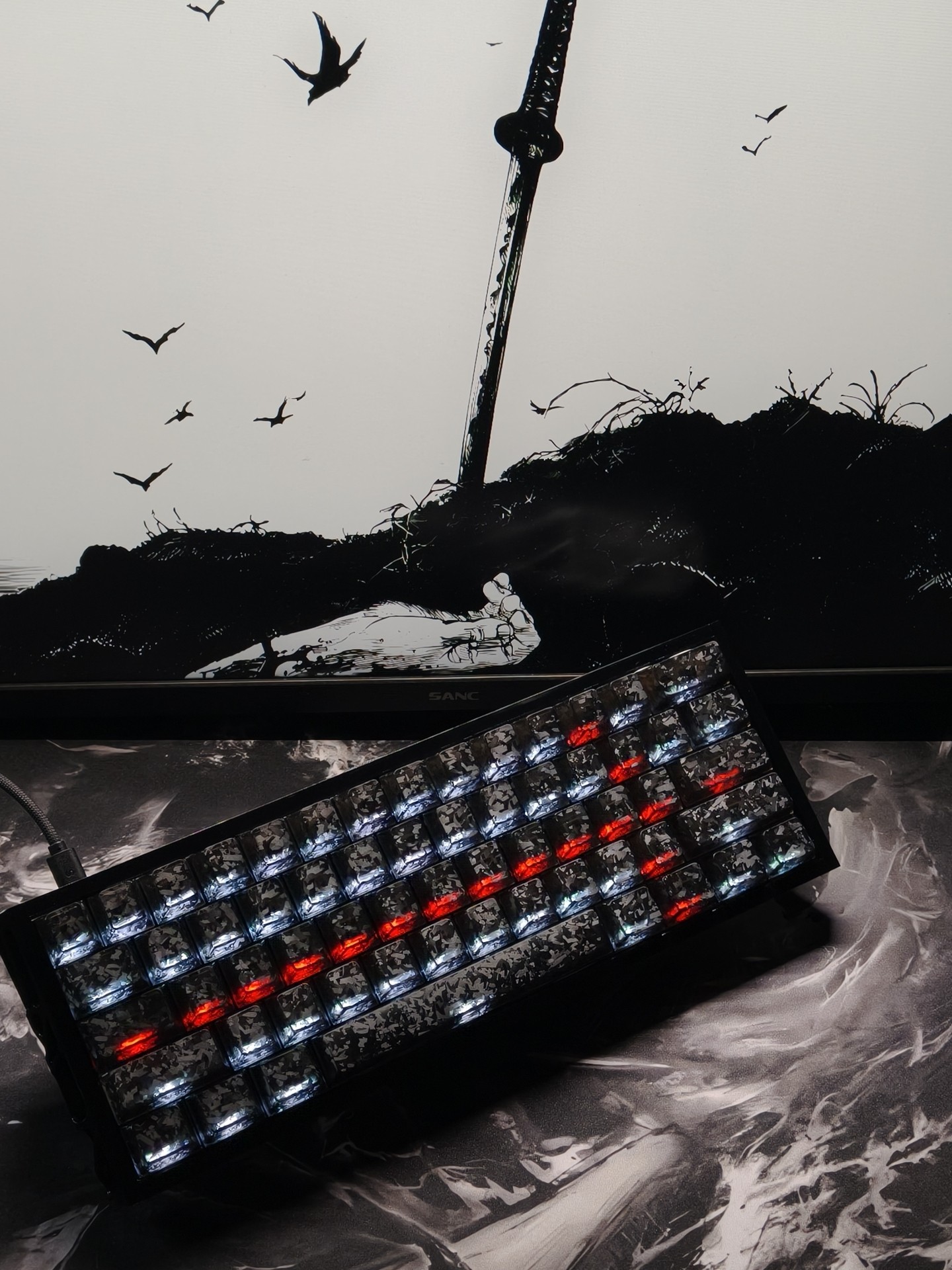 Clavier de jeu compact personn - Gaming Keyboard No Number Pad avis et prix