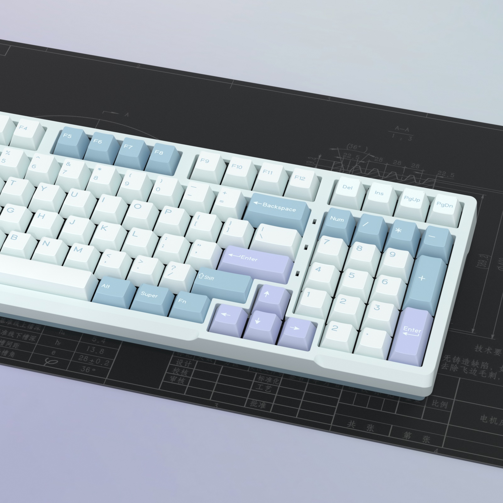 KBDiy GMK Illusion Keycap prof - Gaming Keyboard Extension avis et prix