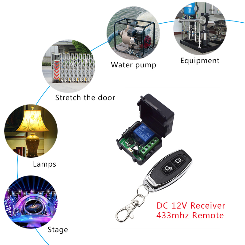 433 MHz DC 12V 24V 1 canal rel - Switch Opener Tool avis et prix