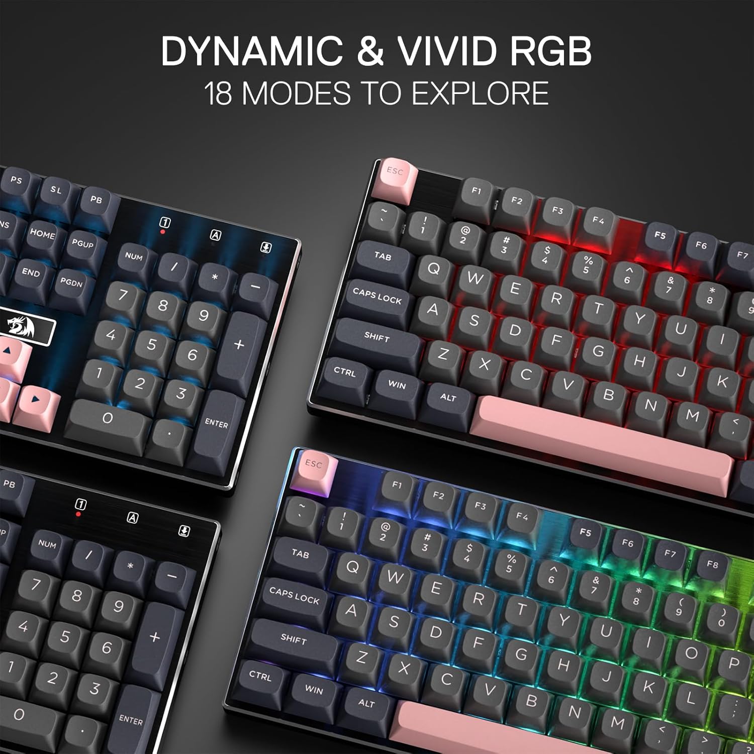 Redragon 556 SE jeu filaire 10 - Gaming Keyboard No Noise avis et prix