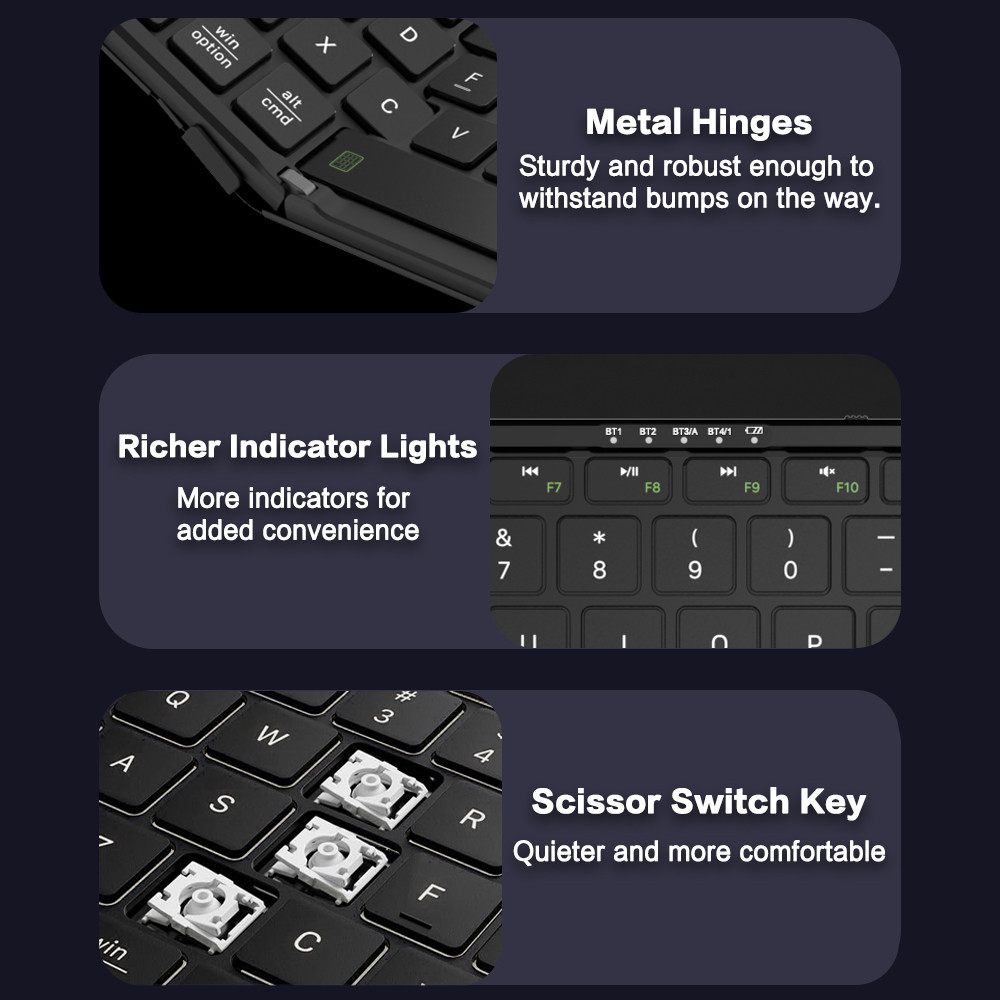 Clavier Bluetooth pliable JOMA - Gaming Keyboard No Number Pad avis et prix