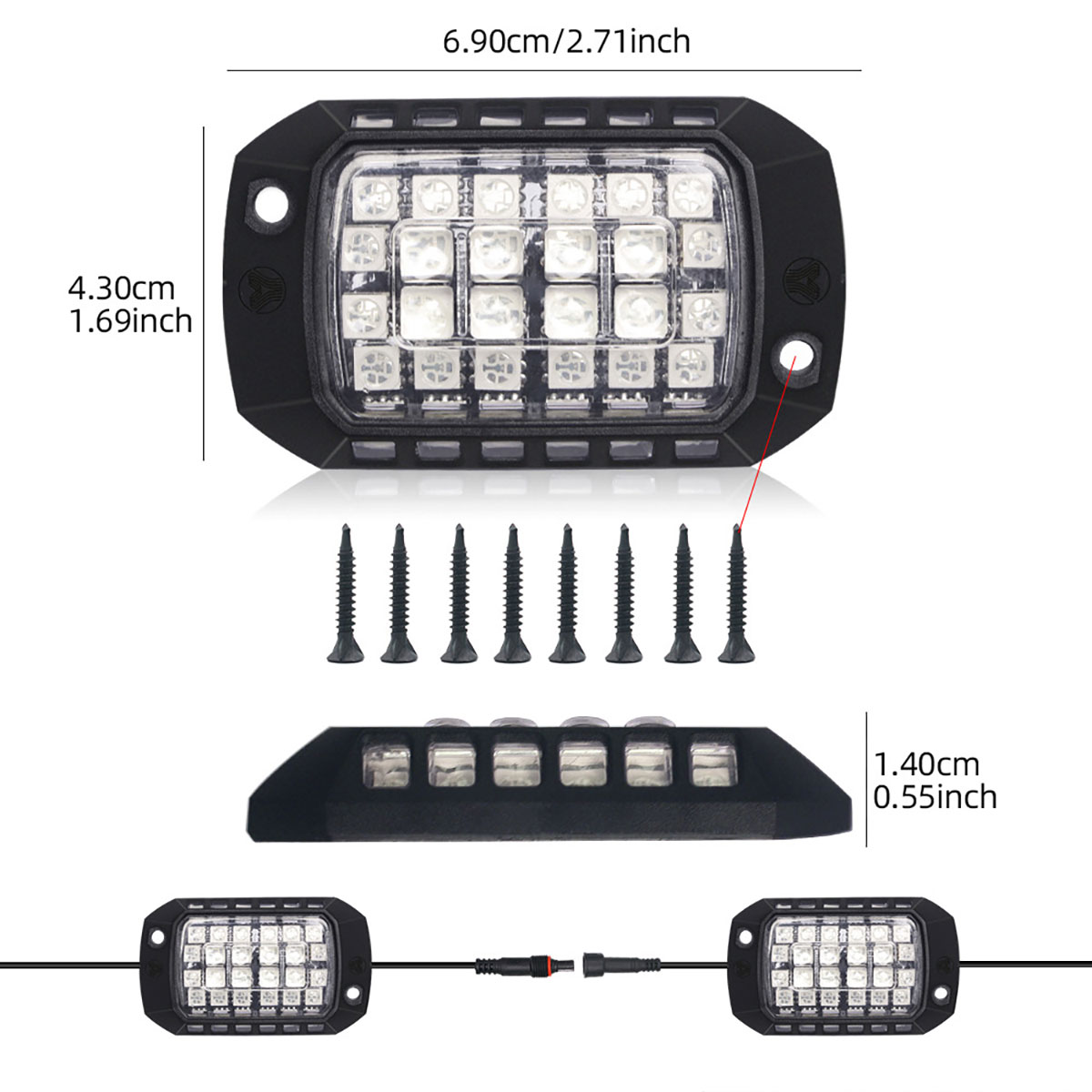 Bande lumineuse LED RGB pour c - Rgb Underglow Strip avis et prix