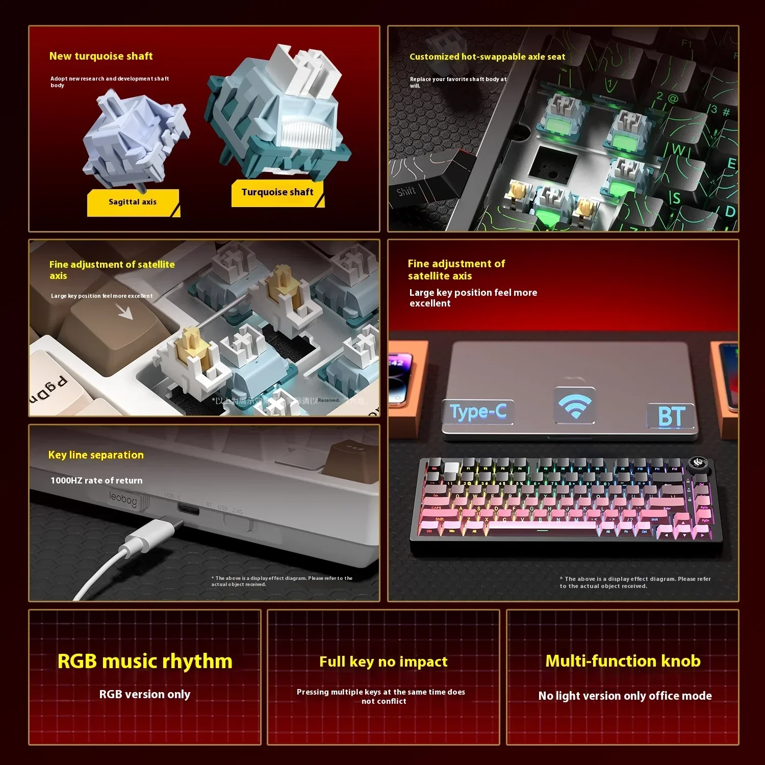 Leobog Hi75C Hi75 Hi75C Pro al - Gaming Keyboard Extension avis et prix