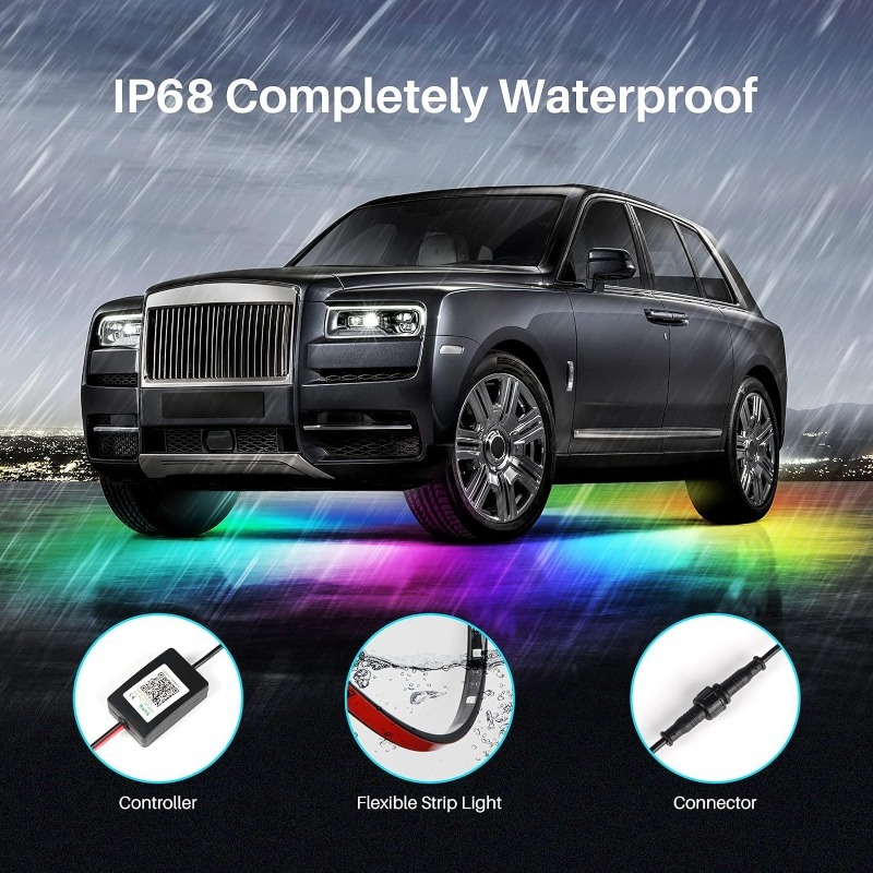 Bande lumineuse LED 4 en 1 pou - Rgb Underglow Strip avis et prix