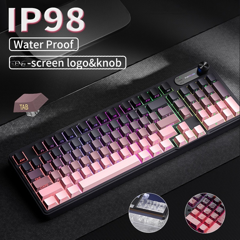 RVB IP98 teclado clavier à mem - Gaming Keyboard Ip98 avis et prix