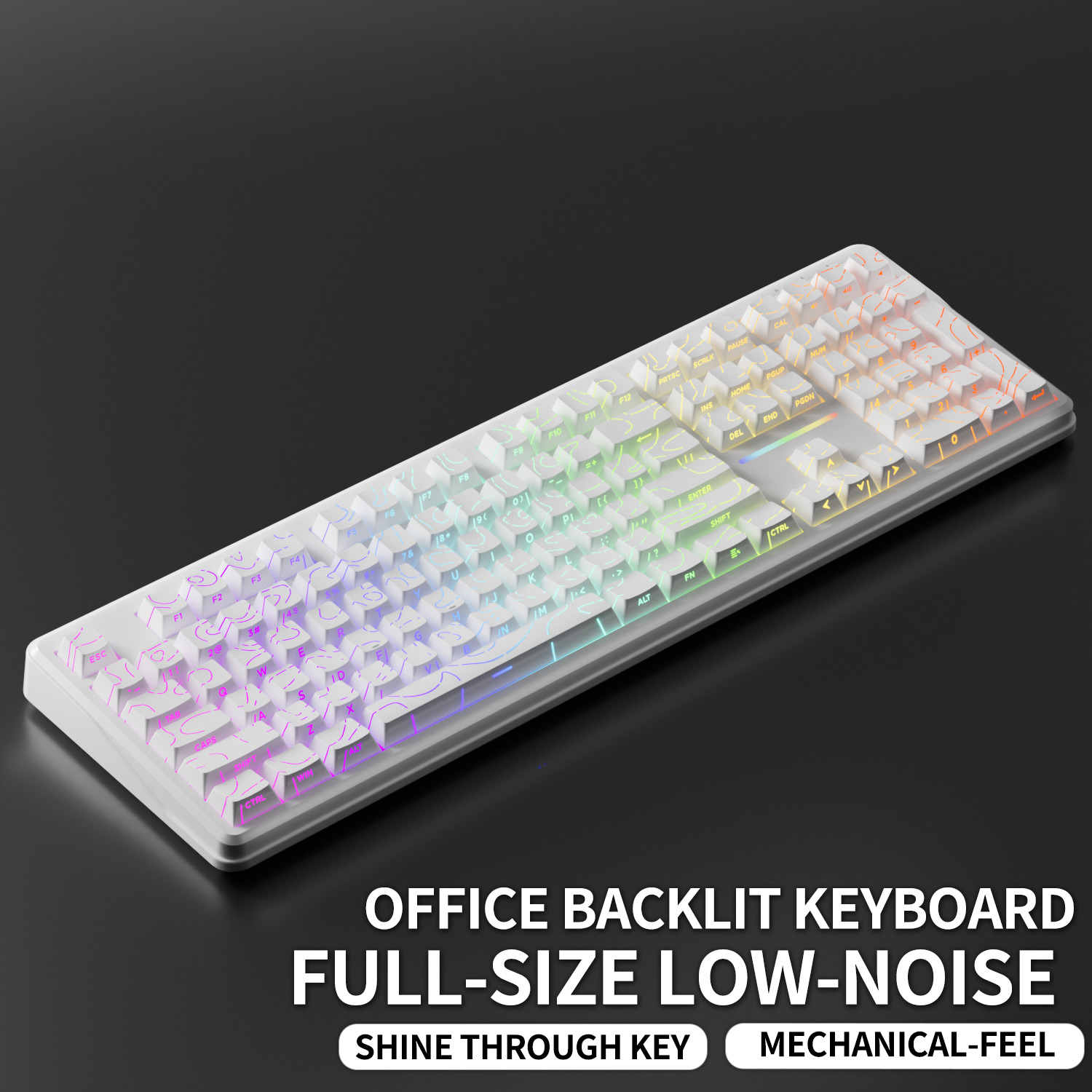 Clavier filaire et sans fil V1 - Gaming Keyboard No Noise avis et prix